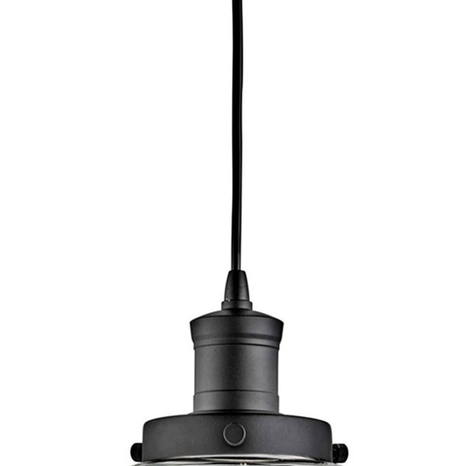 Searchlight Pendelleuchte Hängelampe Lampe Pyramid Schwarz Klar Glas E27 29 Cm B-Ware - 5053423057712