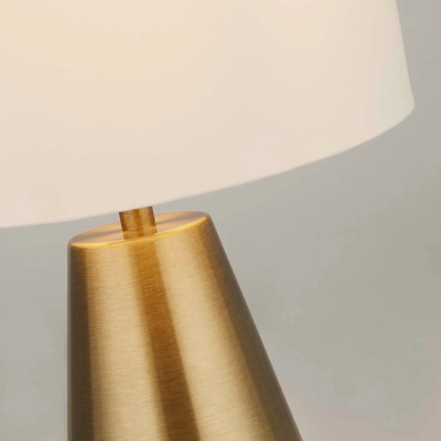 B-Ware Searchlight Tischleuchte Tischlampe Laynie Textil Stahl Creme Schalter 24cm E14 - 5053423176192