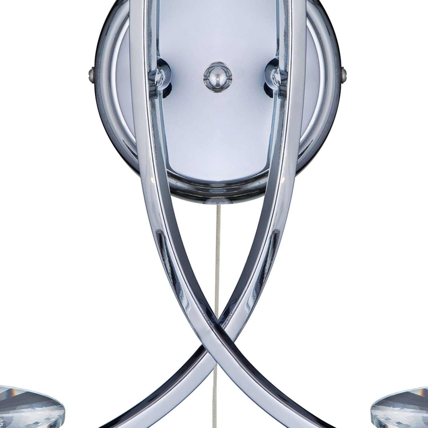 B-Ware Searchlight Wandleuchte Wandlampe Ascona 2 Flammig Chrom Glas Schalter E14 Led - 5053423020563