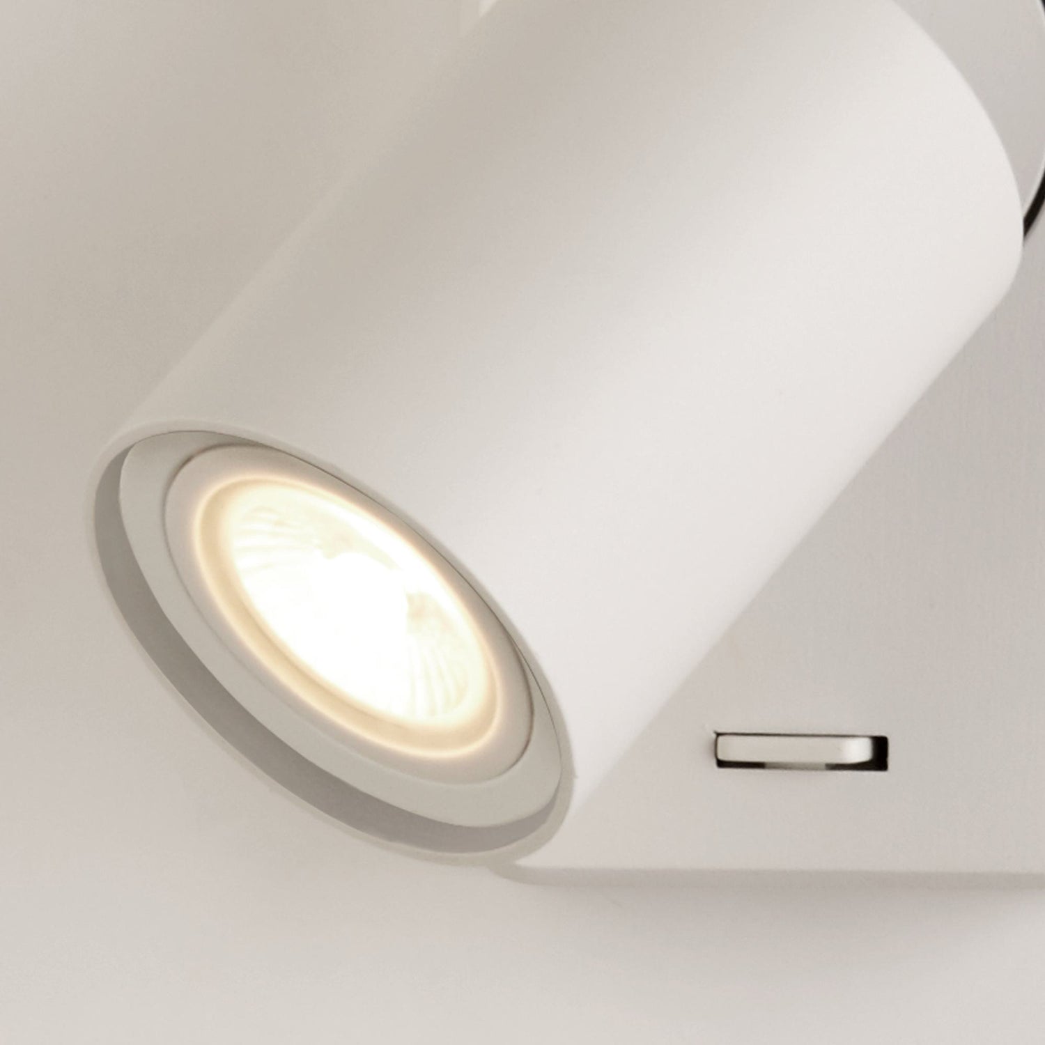 B-Ware Searchlight Wandleuchte Switched Lampe Schalter Wandlampe Weiß Aluminium Gu10  - 5053423239088