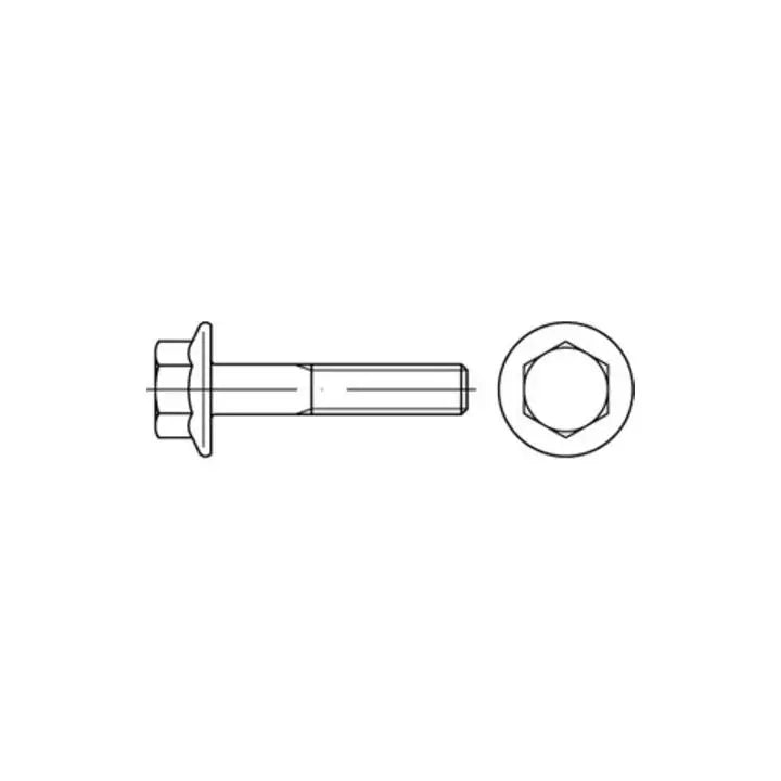 B-Ware Mbn Sechskantschrauben Schrauben Flansch Zinklamellenbeschichtung M 14 X 40 1820 - 4043952771471