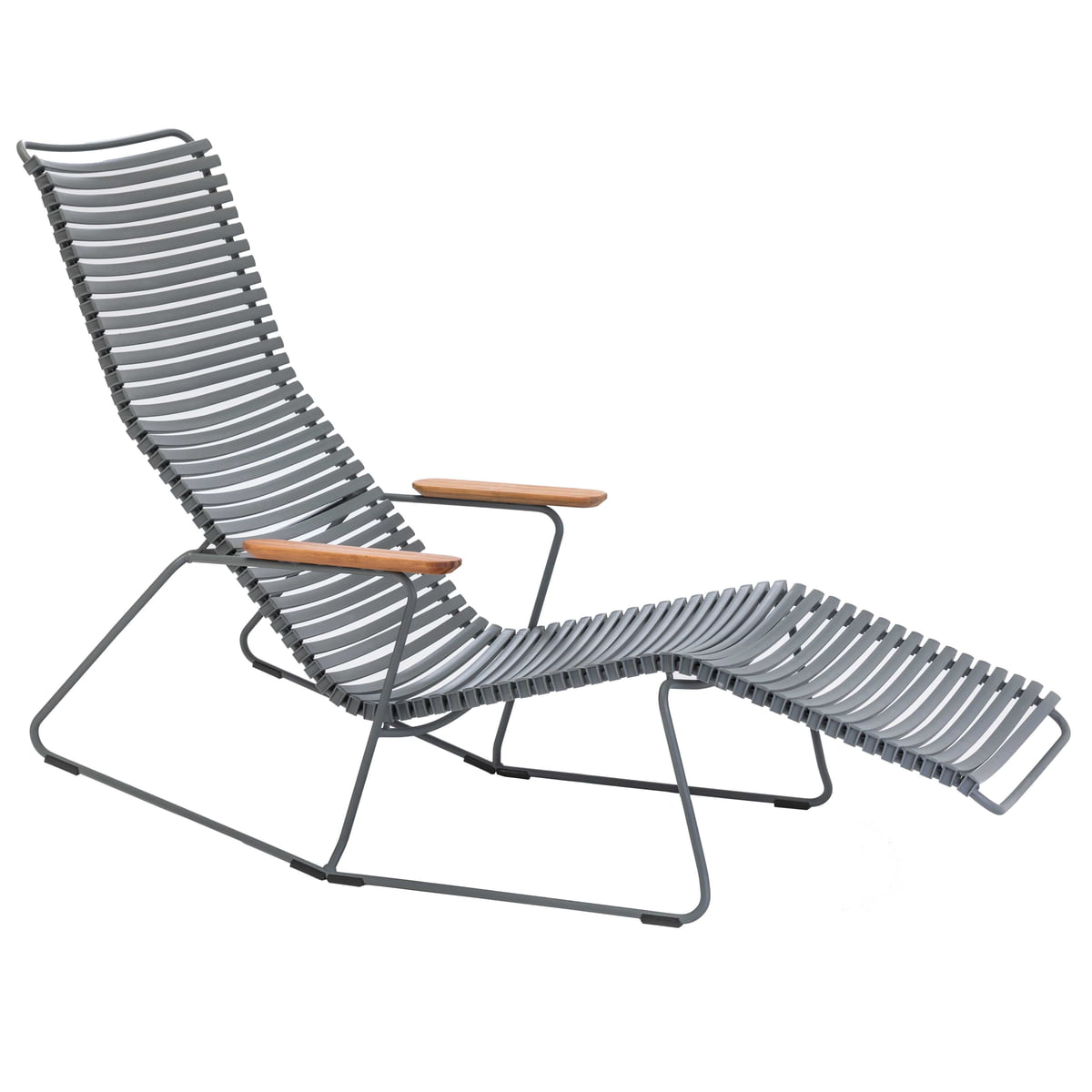 B-Ware Houe Click Sunrocker Liege Gartenmöbel Strandliege Gartenliege Dunkelgrau - 5714098003182