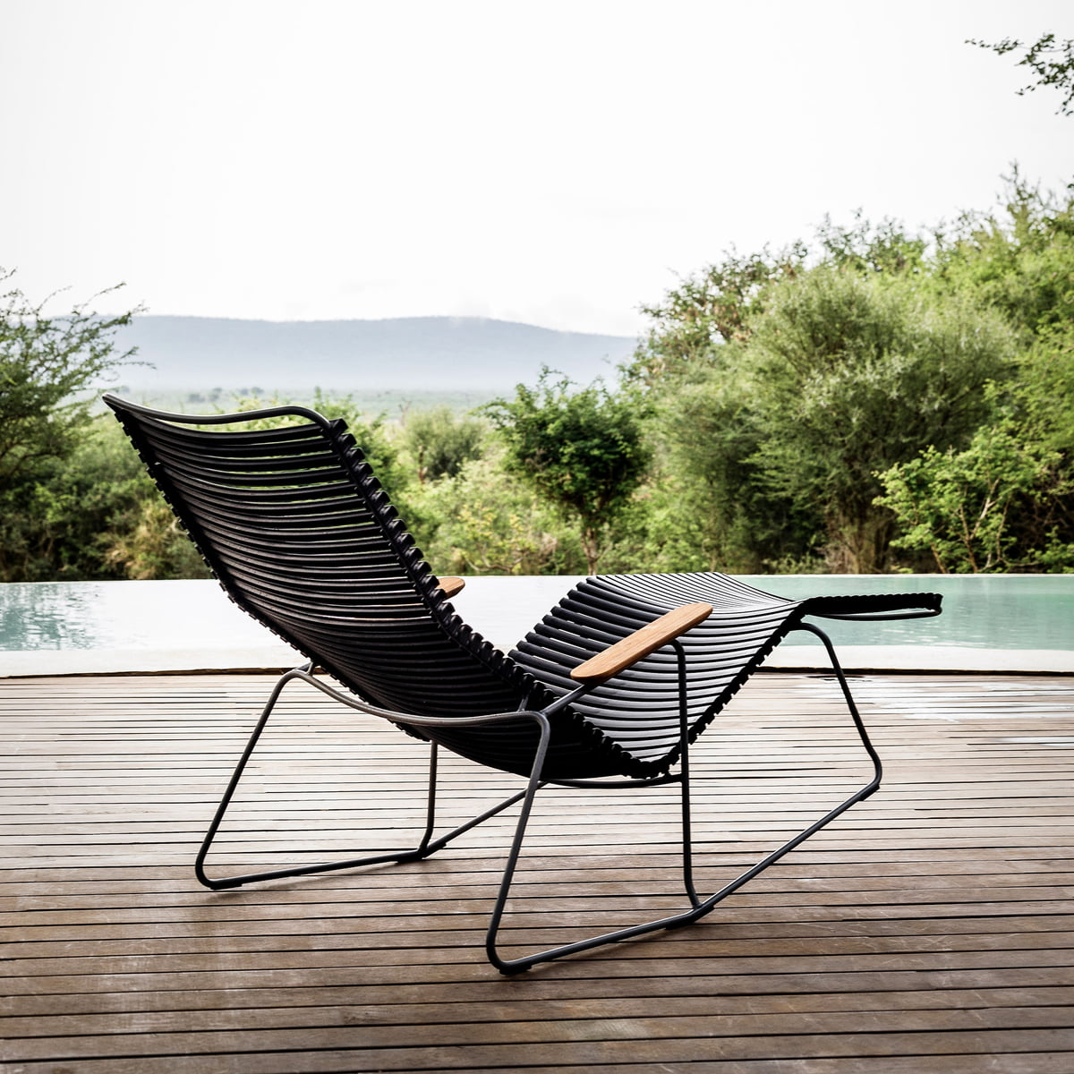 B-Ware Houe Click Sunrocker Liege Gartenmöbel Strandliege Gartenliege Dunkelgrau - 5714098003182