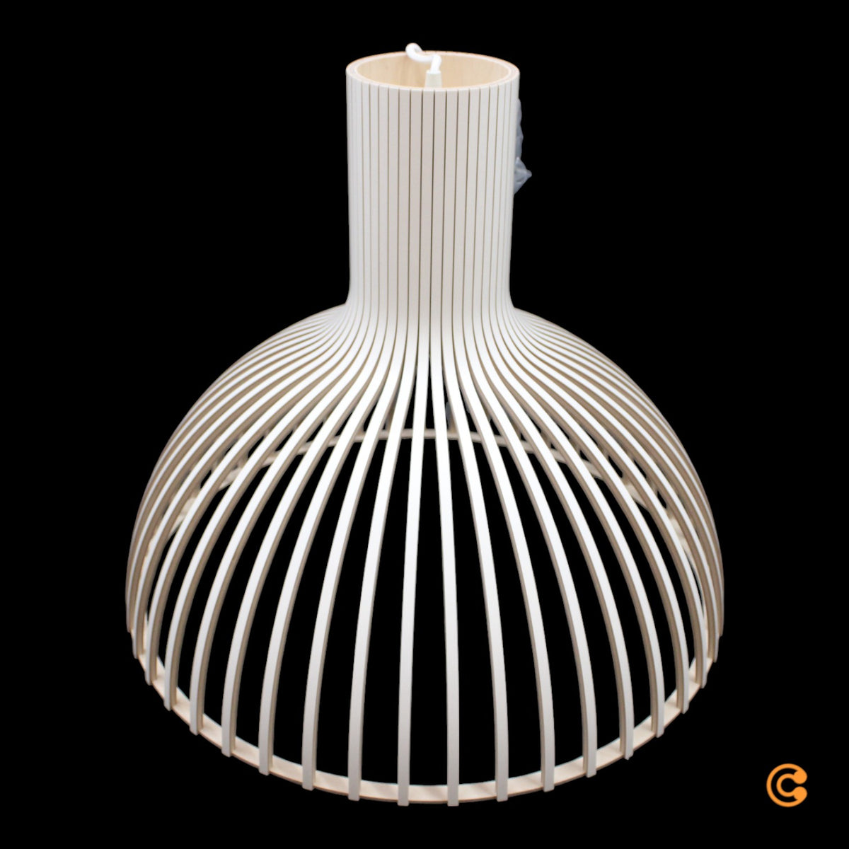 Secto Victo 4250 Pendelleuchte Deckenlampe Hängeleuchte Ø 56 x H 48 cm weiß - 6430053140394