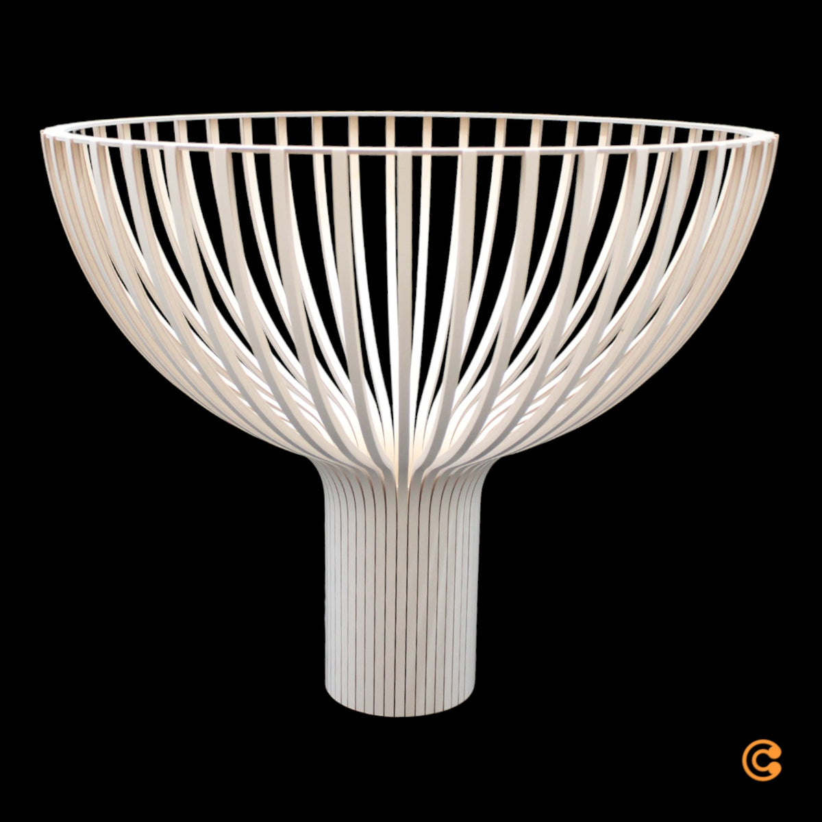 Secto Victo 4250 Pendelleuchte Deckenlampe Hängeleuchte Ø 56 x H 48 cm weiß - 6430053140394