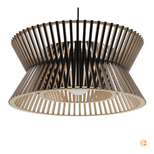 B-Ware Secto Kontro Hängeleuchte Pendelleuchte Leuchte Lampe Ø45x H21cm schwarz