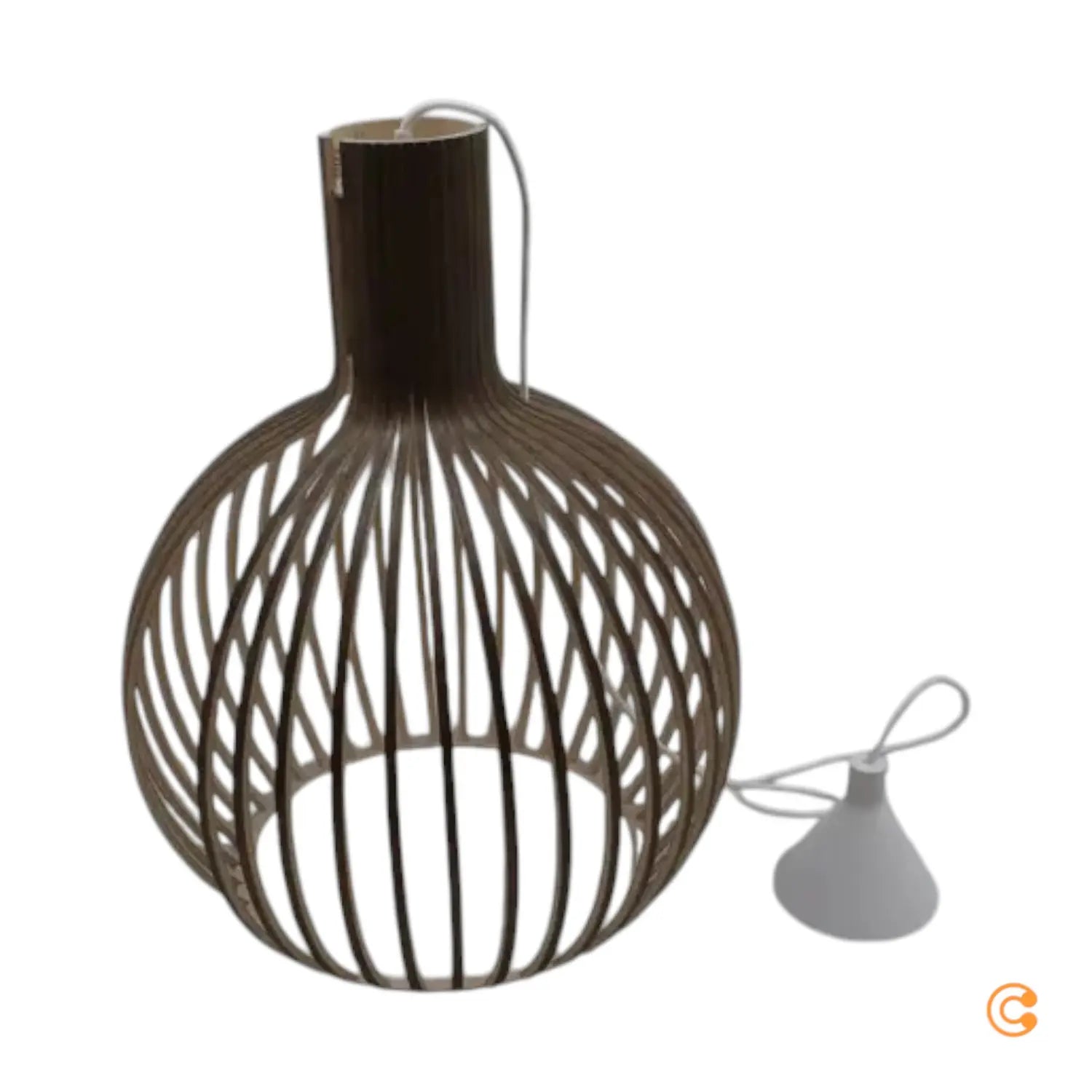 B-Ware Secto   Octo Small 4241 Pendelleuchte Walnuss Lampe Siehe Text/Foto - 6430053140936