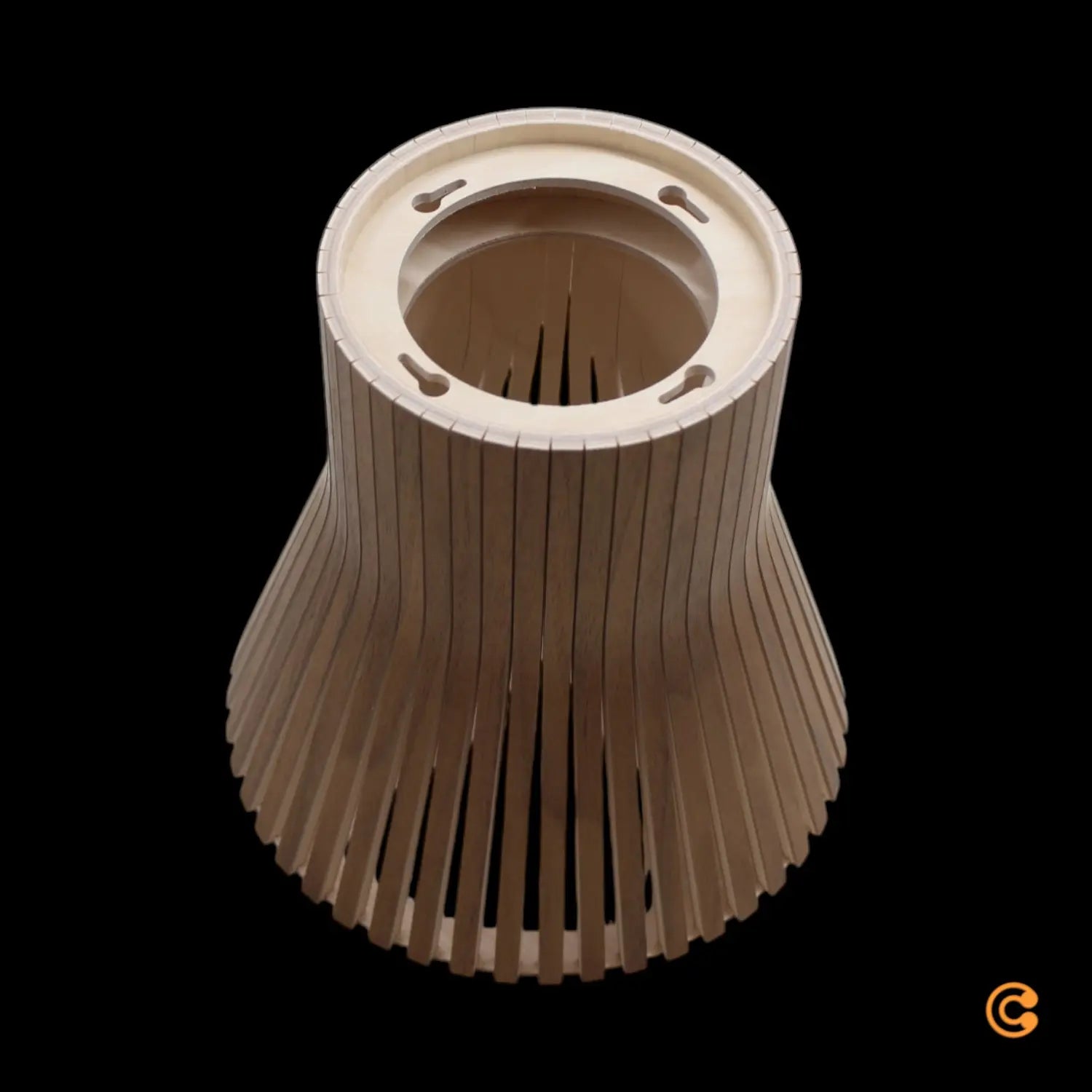 B-Ware Secto Petite 4600 Pendelleuchte Hängeleuchte Hängelampe ø 20 X H 23 Cm Walnuss - 6430053140707