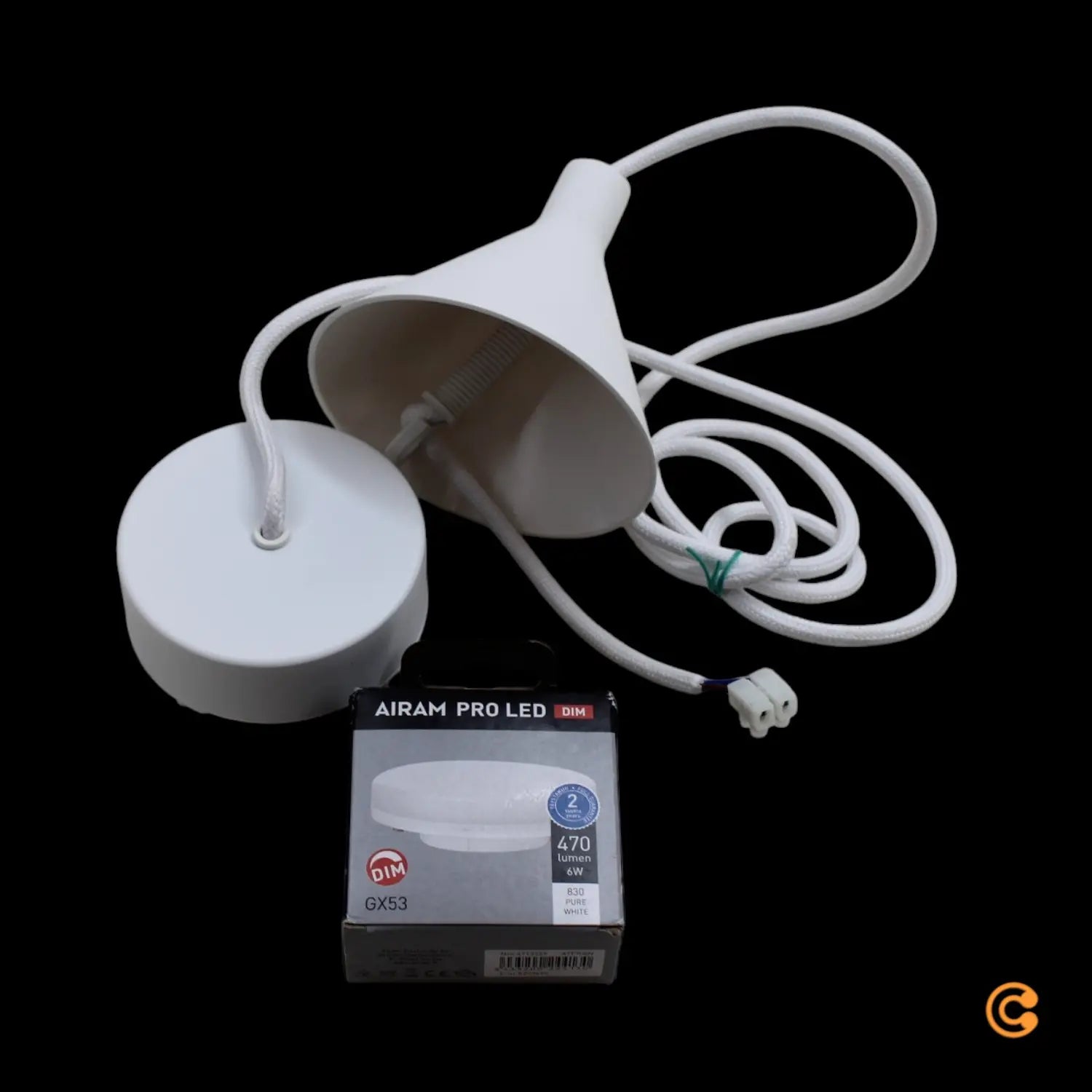 B-Ware Secto Petite 4600 Pendelleuchte Hängeleuchte Hängelampe ø 20 X H 23 Cm Walnuss - 6430053140707