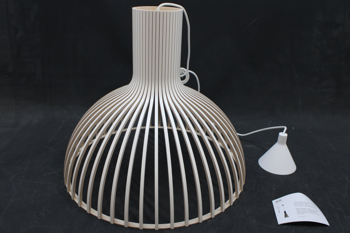 Secto Victo 4250 Pendelleuchte Deckenlampe Hängeleuchte Ø 56 x H 48 cm weiß - 6430053140394
