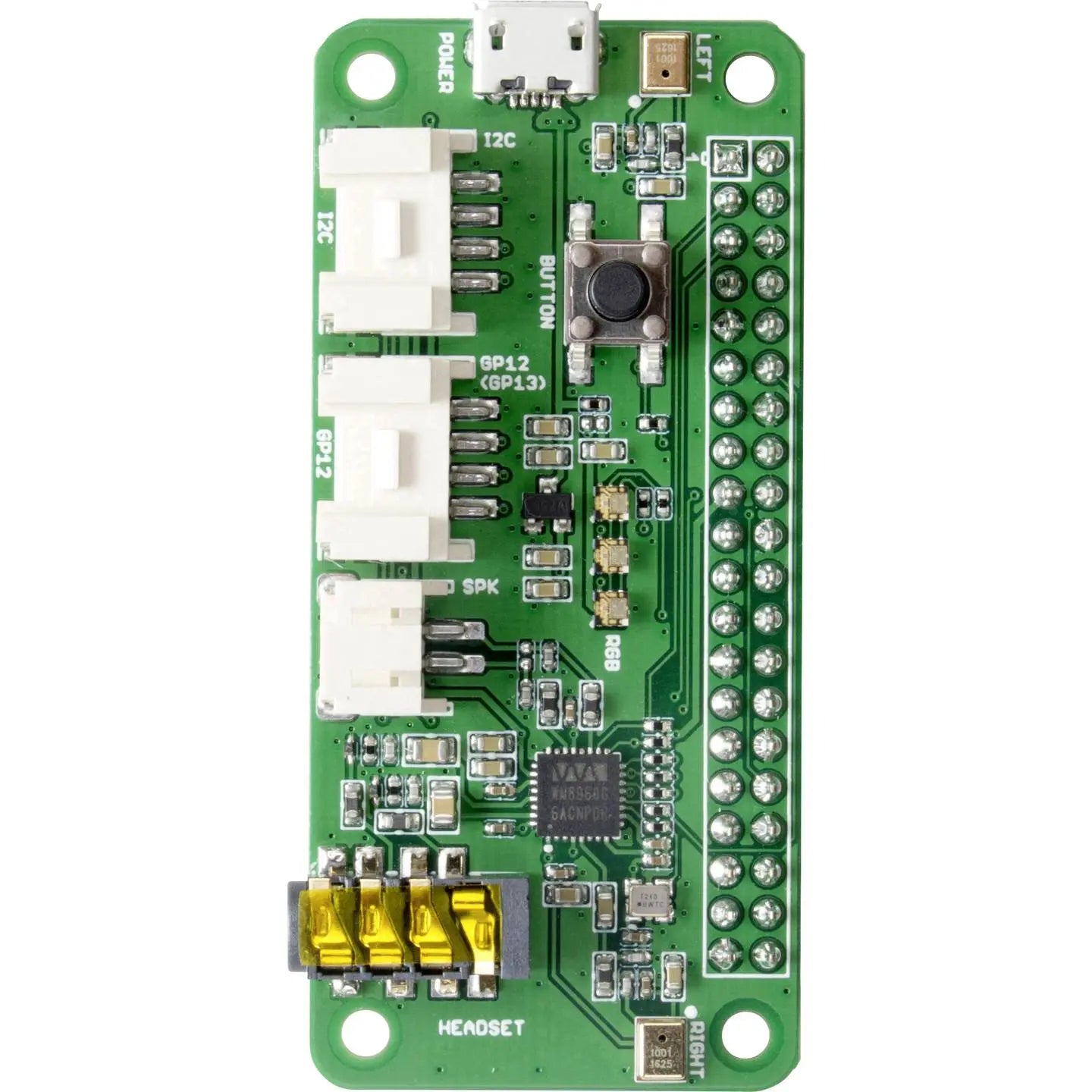 B-Ware Seeed Studio Erweiterungsboard Board Raspberry Pi Mikrofon Sprachsteuerung Ki - 4053199915071
