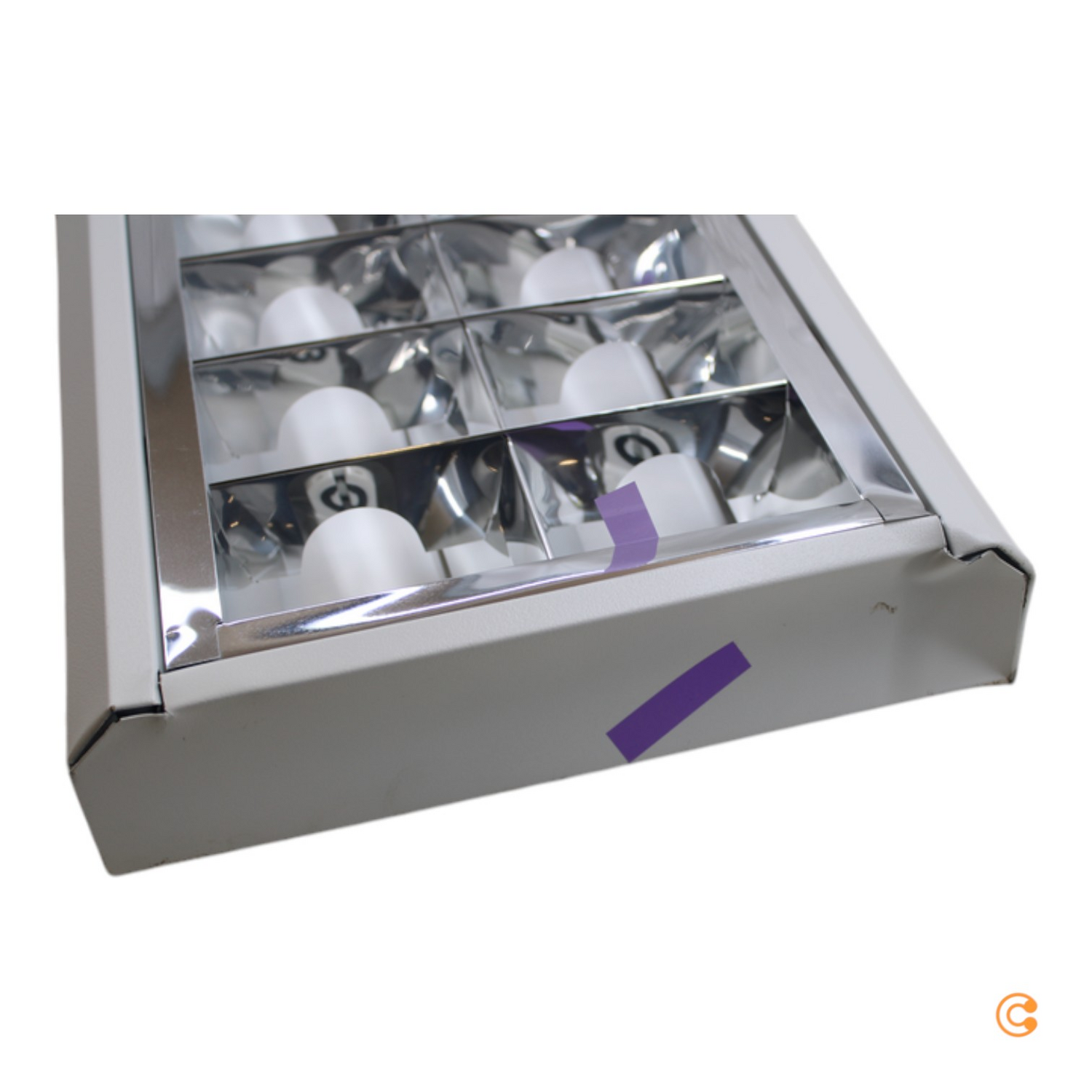 Egg Sehr Flache Rasteranbauleuchte T8 Bap 58 W 2 Flg. Leuchte Siehe Text/Foto C-Ware - 8595073710328