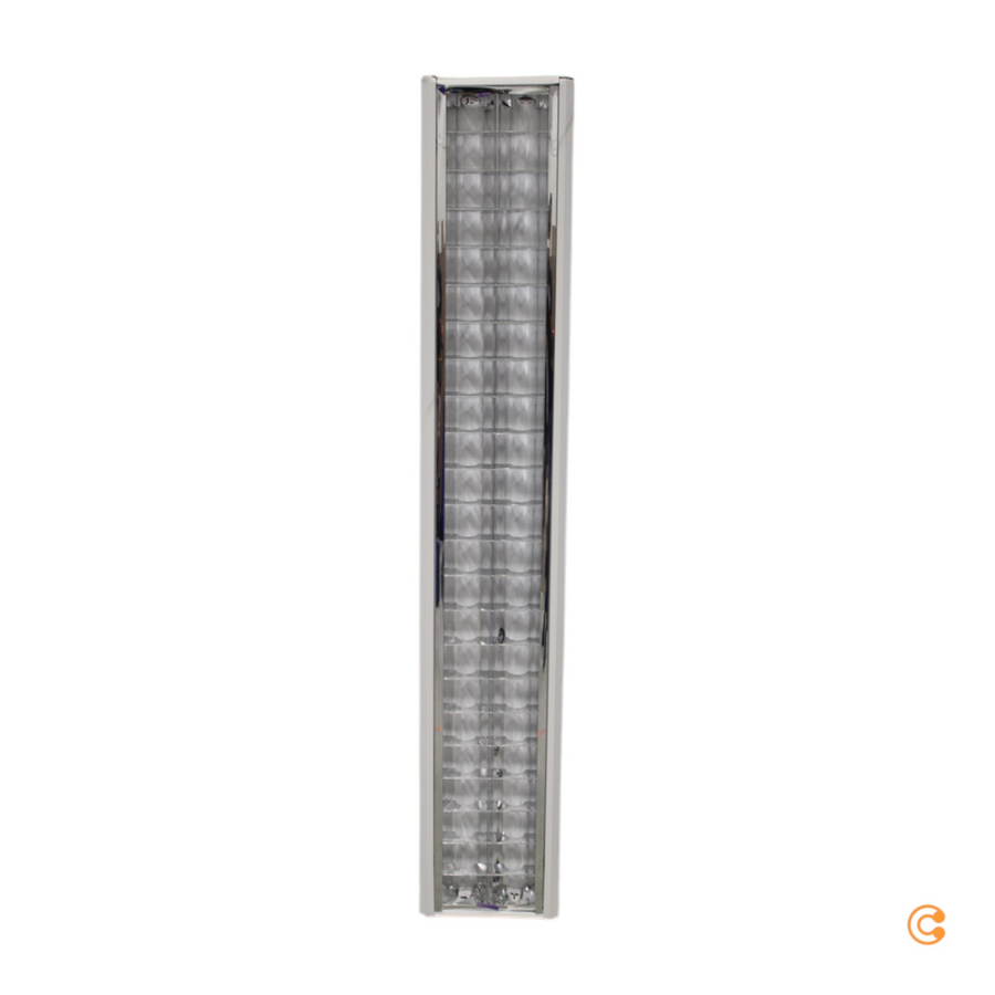 Egg Sehr Flache Rasteranbauleuchte T8 Bap 58 W 2 Flg. Leuchte Siehe Text/Foto C-Ware - 8595073710328