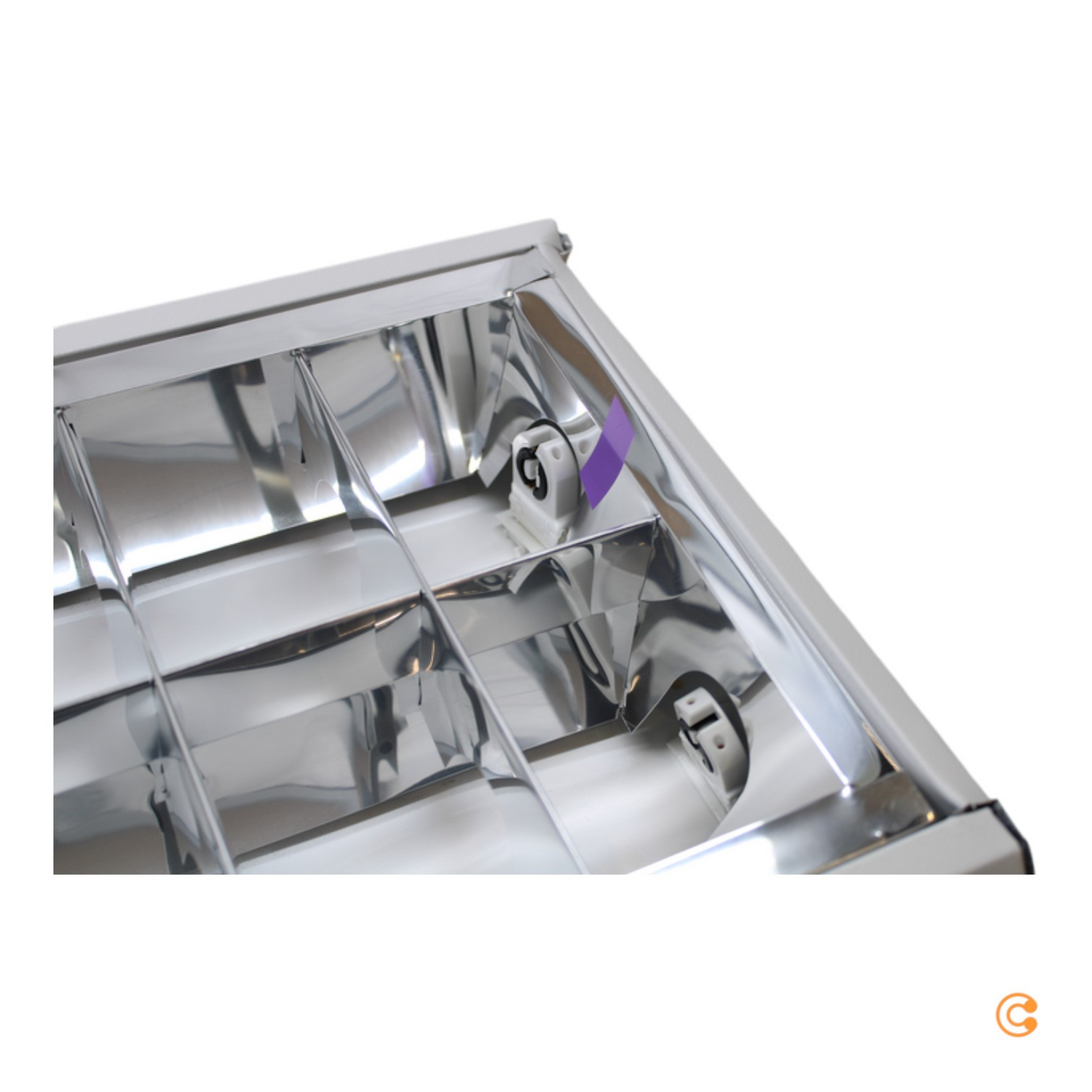 Egg Sehr Flache Rasteranbauleuchte T8 Bap 58 W 2 Flg. Leuchte Siehe Text/Foto C-Ware - 8595073710328