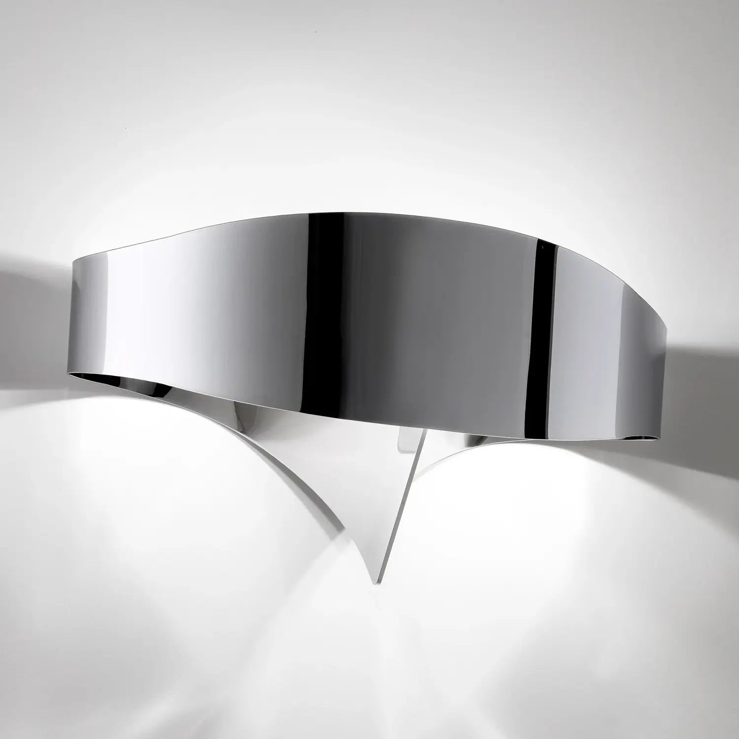 B-Ware Selene Wandleuchte Wandlampe Led Scudo Chrom Stahl Beleuchtung Lampe - 8023761114917