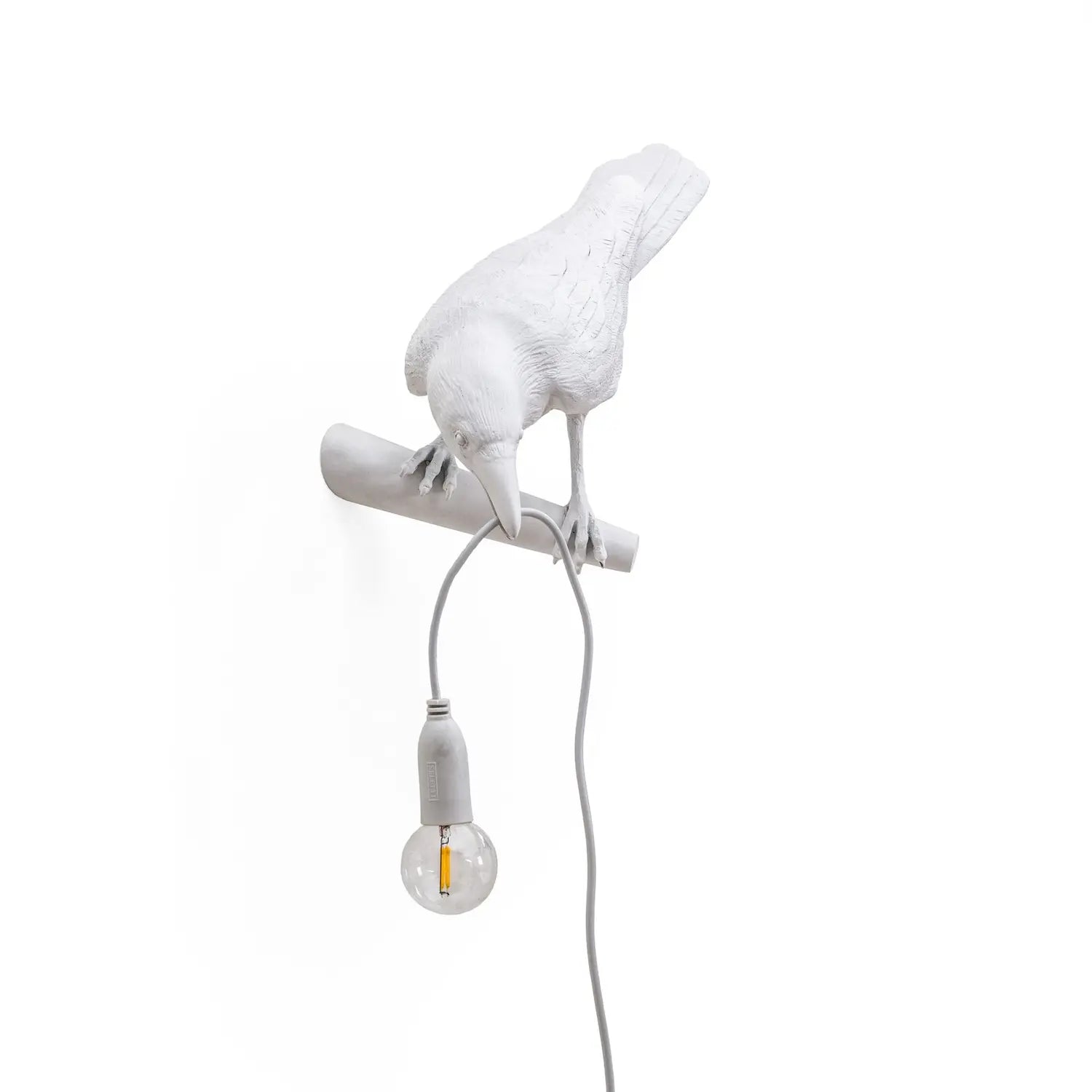 B-Ware Seletti Bird Lampe Leuchte Led Wandlampe Blick Links Wandleuchte Weiß - 8008215147345