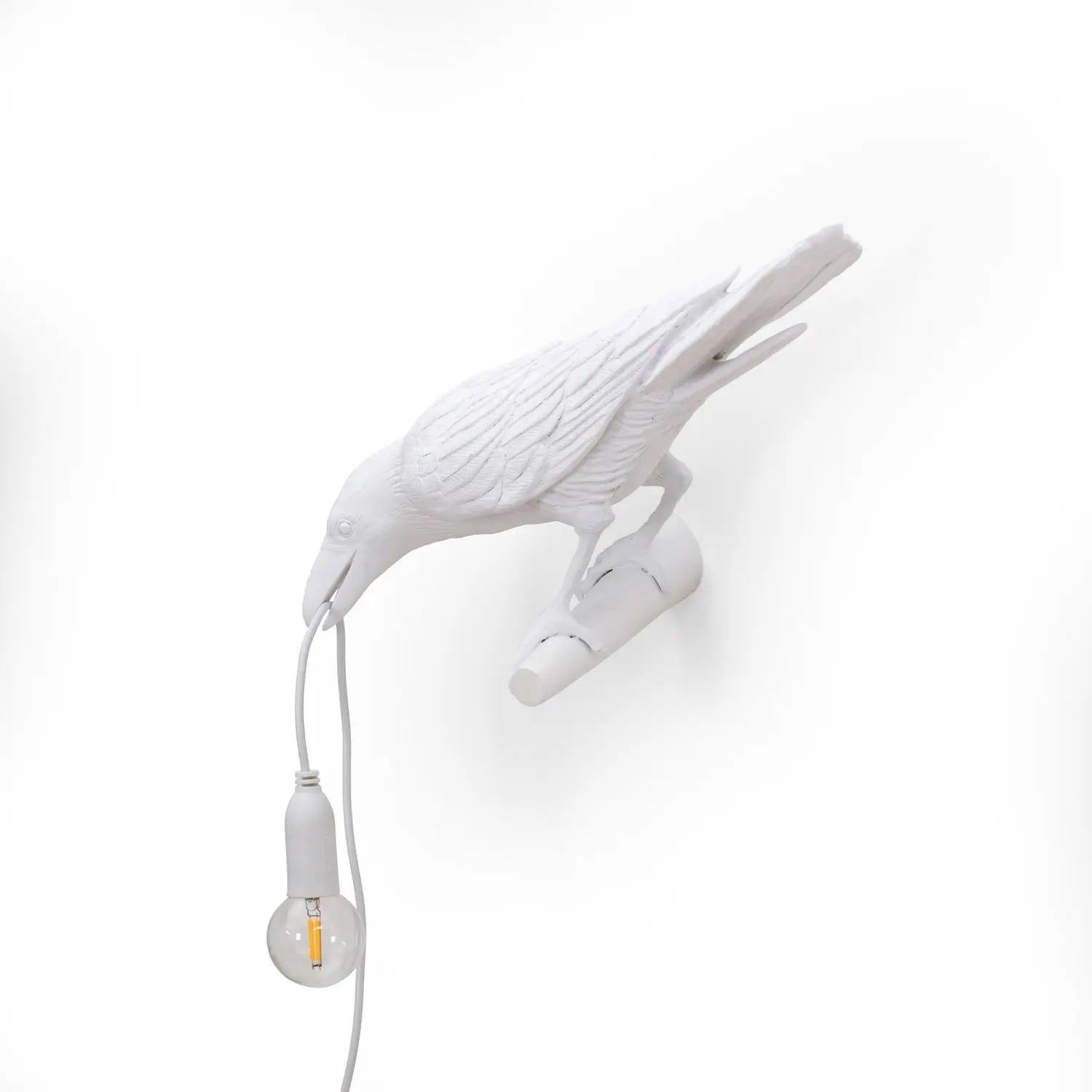 B-Ware Seletti Bird Lampe Leuchte Led Wandlampe Blick Links Wandleuchte Weiß - 8008215147345