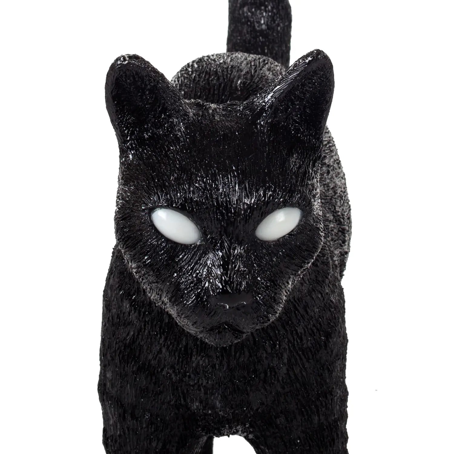 B-Ware Seletti Tischlampe Dekoleuchte Katze Led Figur Jobby The Cat Schwarz Akku 52 Cm - 8008215150413