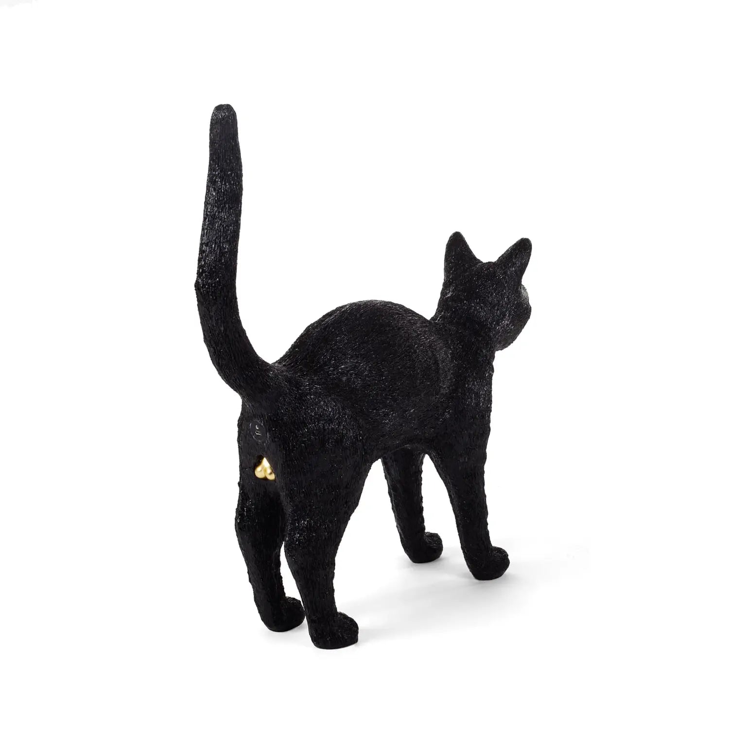 B-Ware Seletti Tischlampe Dekoleuchte Katze Led Figur Jobby The Cat Schwarz Akku 52 Cm - 8008215150413