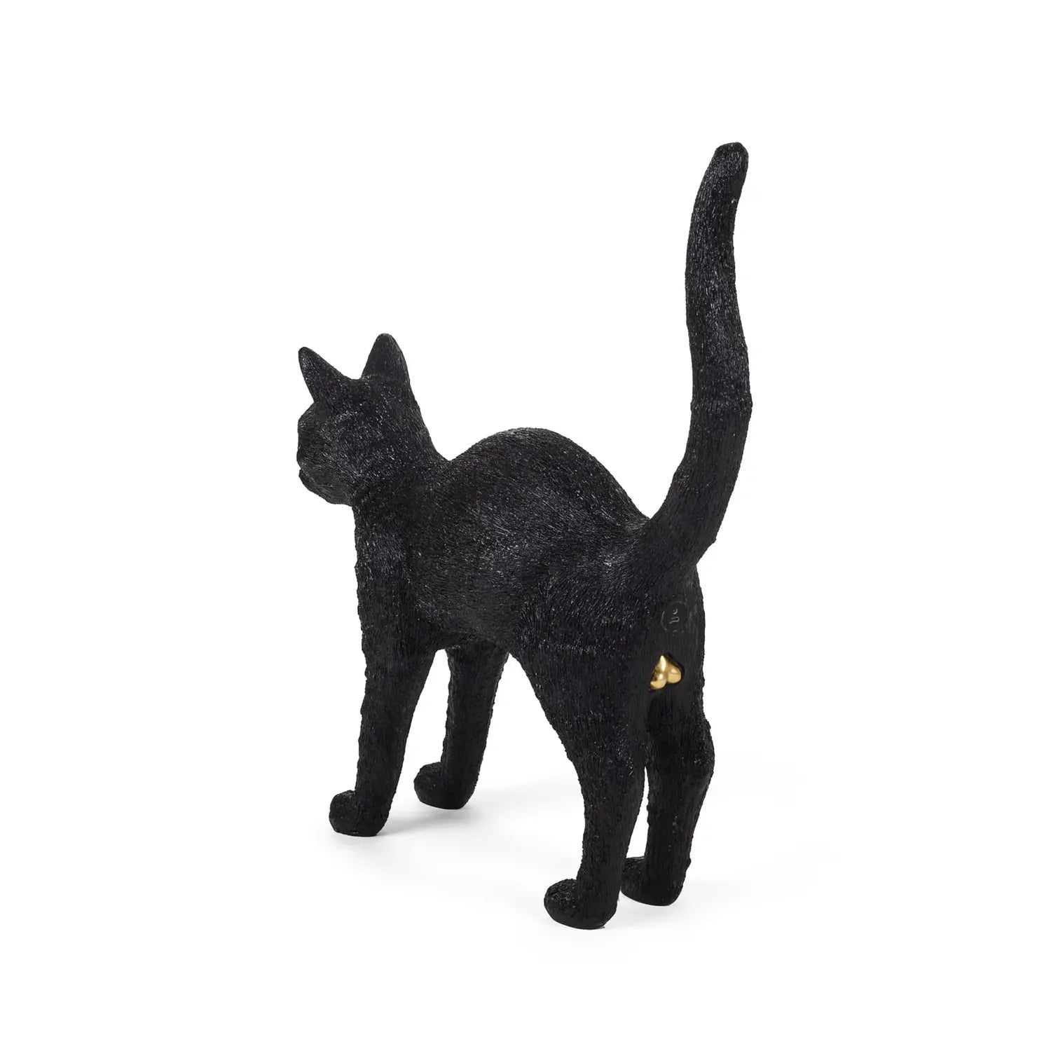 B-Ware Seletti Tischlampe Dekoleuchte Katze Led Figur Jobby The Cat Schwarz Akku 52 Cm - 8008215150413