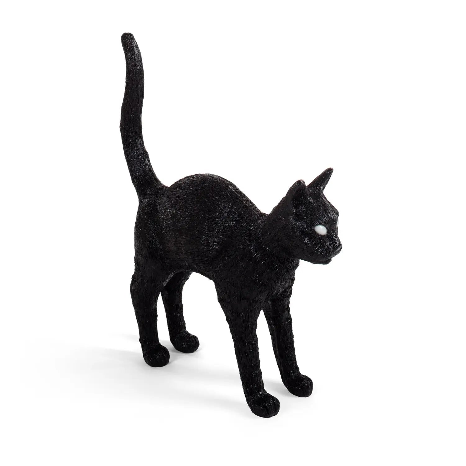 B-Ware Seletti Tischlampe Dekoleuchte Katze Led Figur Jobby The Cat Schwarz Akku 52 Cm - 8008215150413