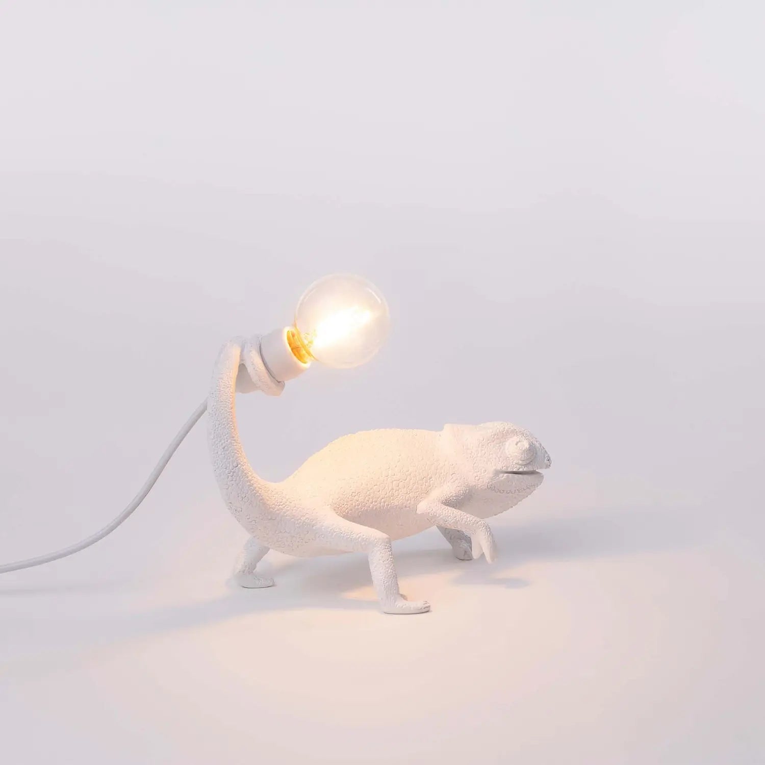 B-Ware Seletti Lampe Leuchte Led Dekolampe Chameleon Lamp Still Chamäleon Weiß Usb - 8008215150901