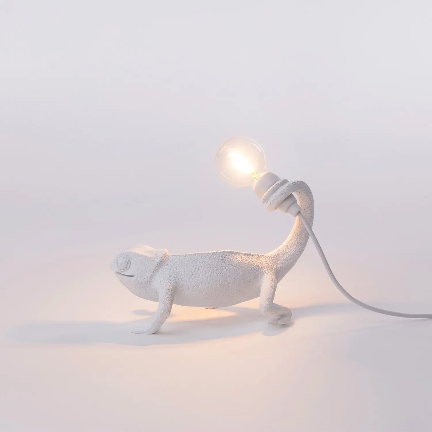 B-Ware Seletti Lampe Leuchte Led Dekolampe Chameleon Lamp Still Chamäleon Weiß Usb - 8008215150901