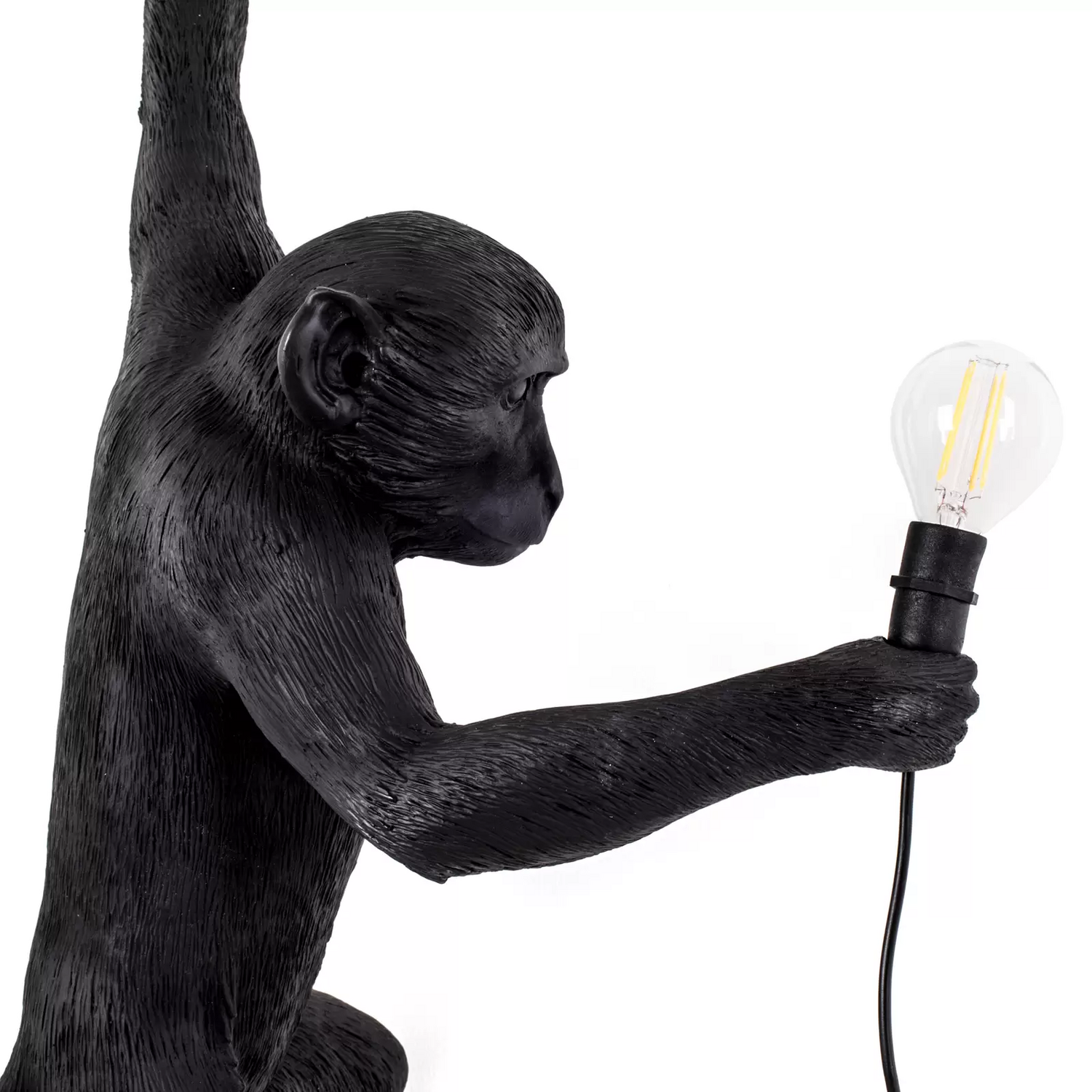 B-Ware Seletti Monkey Lamp Deko Wandlampe Links Schwarz Wandlampe Lampe Leuchte E14 - 8008215149219