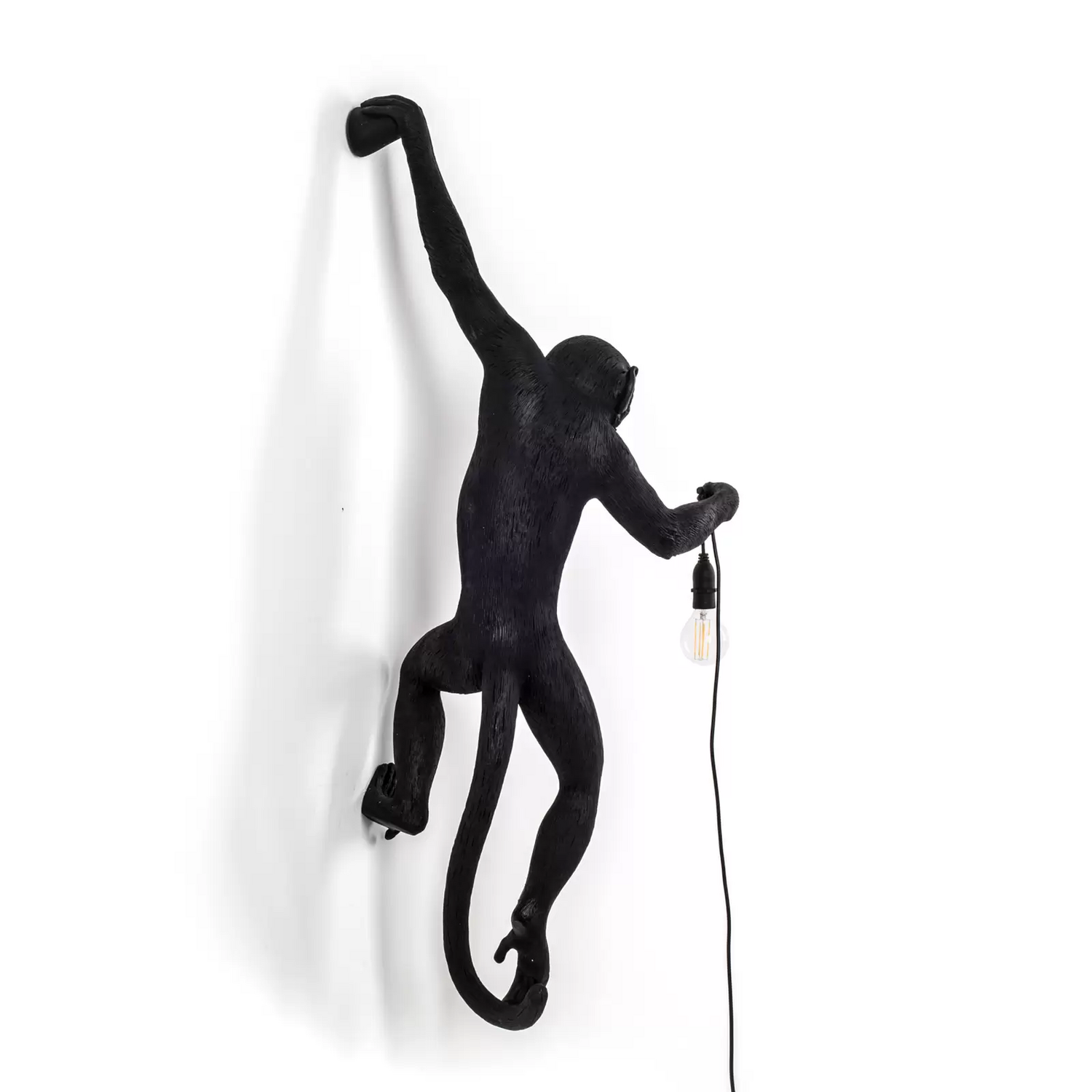 B-Ware Seletti Monkey Lamp Deko Wandlampe Links Schwarz Wandlampe Lampe Leuchte E14 - 8008215149219