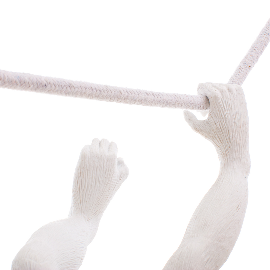 Seletti Monkey Lamp Dekohängelampe Hängeleuchte Weiß Kunstharz E14 Siehe Text B-Ware - 8008215148755