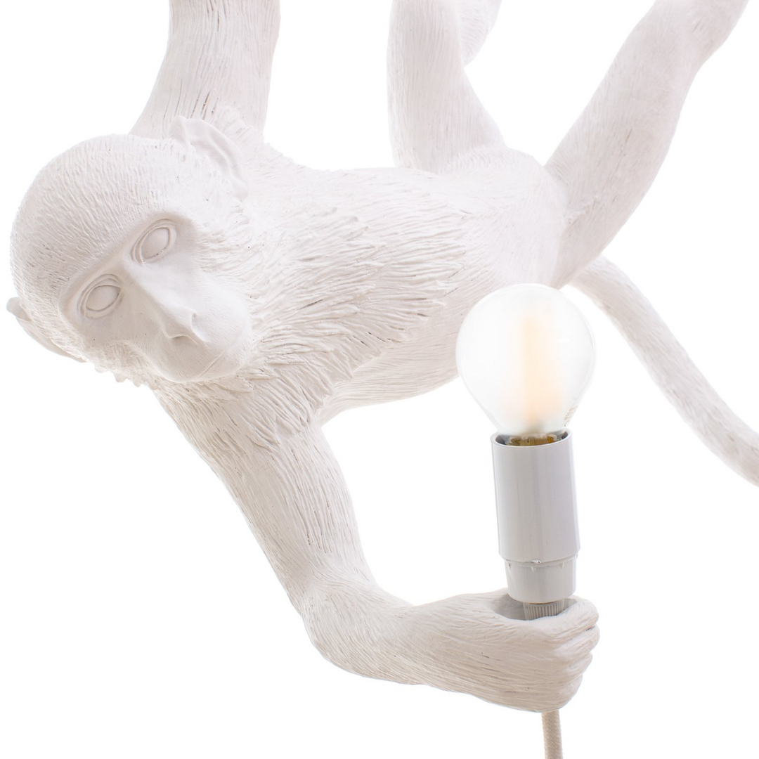 Seletti Monkey Lamp Dekohängelampe Hängeleuchte Weiß Kunstharz E14 Siehe Text B-Ware - 8008215148755