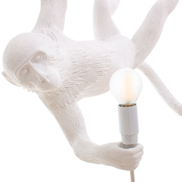 Seletti Monkey Lamp Dekohängelampe Hängeleuchte Weiß Kunstharz E14 Siehe Text B-Ware - 8008215148755