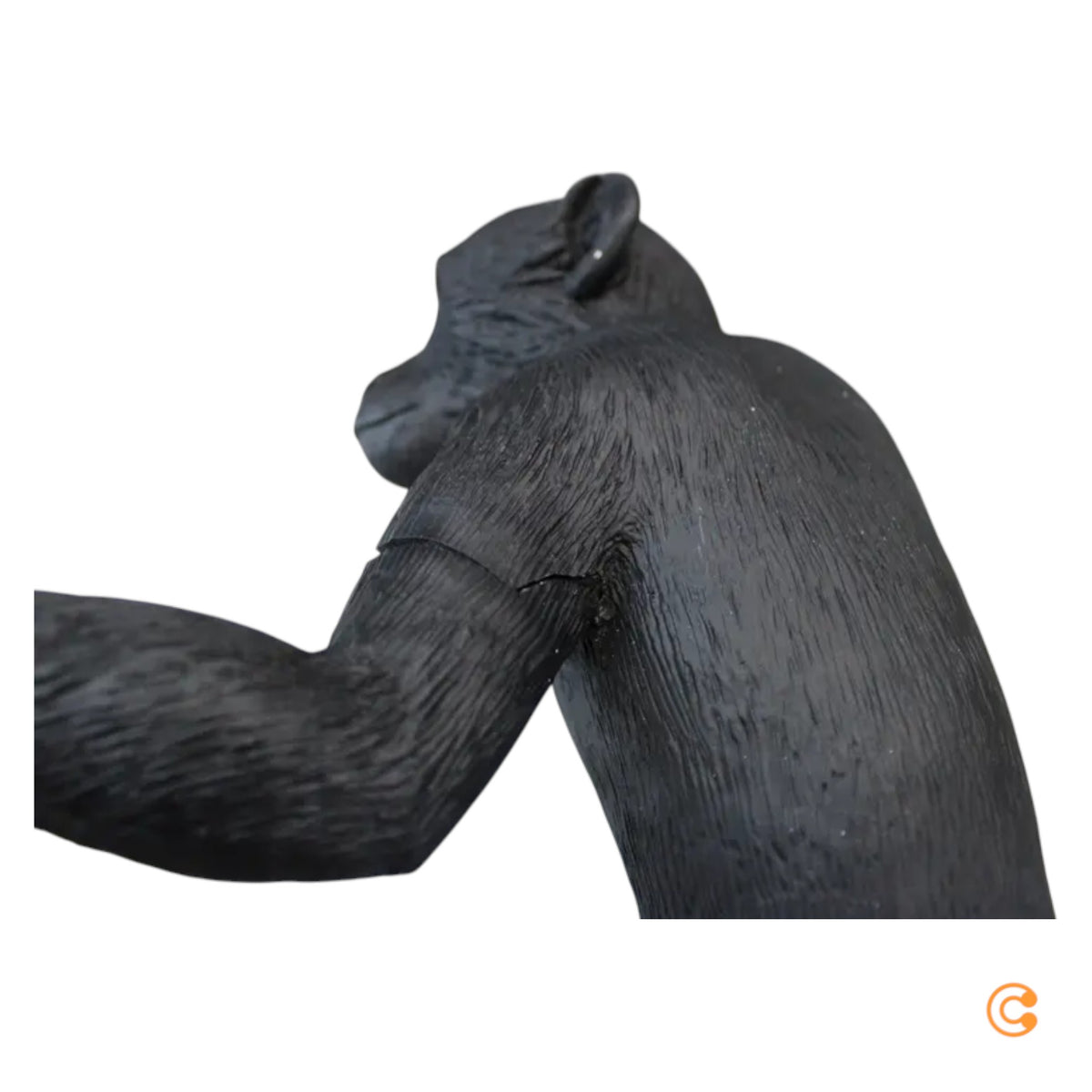 SELETTI Lampe Leuchte Monkey Lamp LED Hängelampe Hängelicht schwarz Kunstharz - 8008215149233