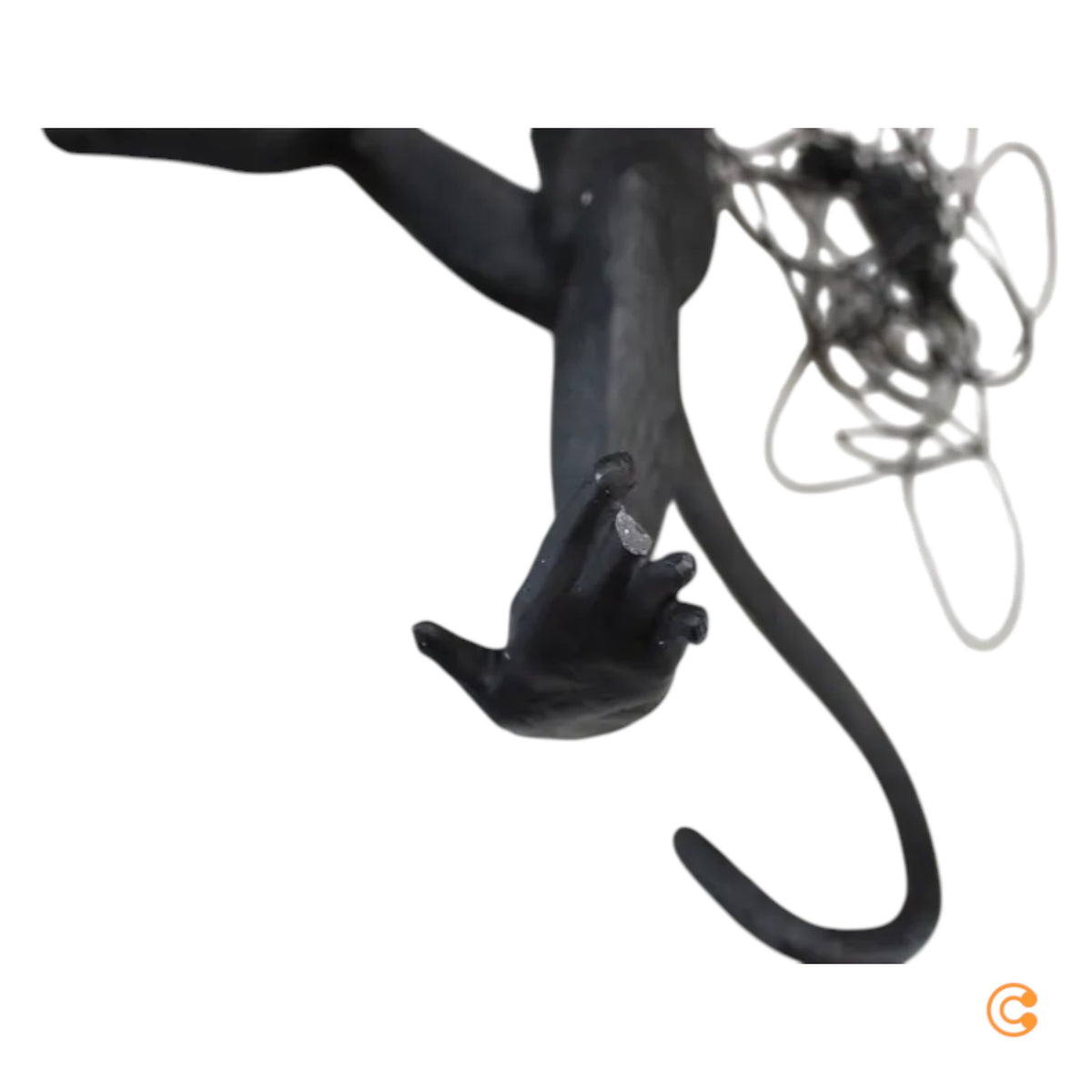SELETTI Lampe Leuchte Monkey Lamp LED Hängelampe Hängelicht schwarz Kunstharz - 8008215149233