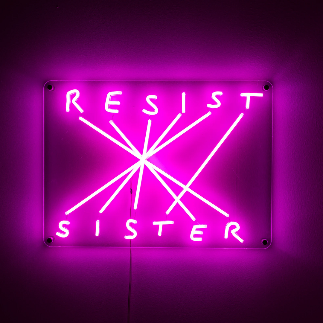 Seletti Resist Sister Led Deko Wandleuchte Lampe Fuchsia Wandbeleuchtung B-Ware - 8008215130071