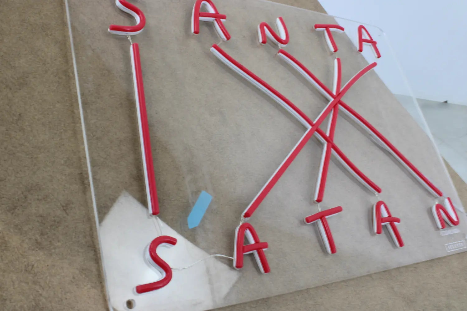 B-Ware Seletti Wandleuchte Wandlampe Led Deko Leuchte Santa Satan Rot Siehe Text/Foto - 8008215130064