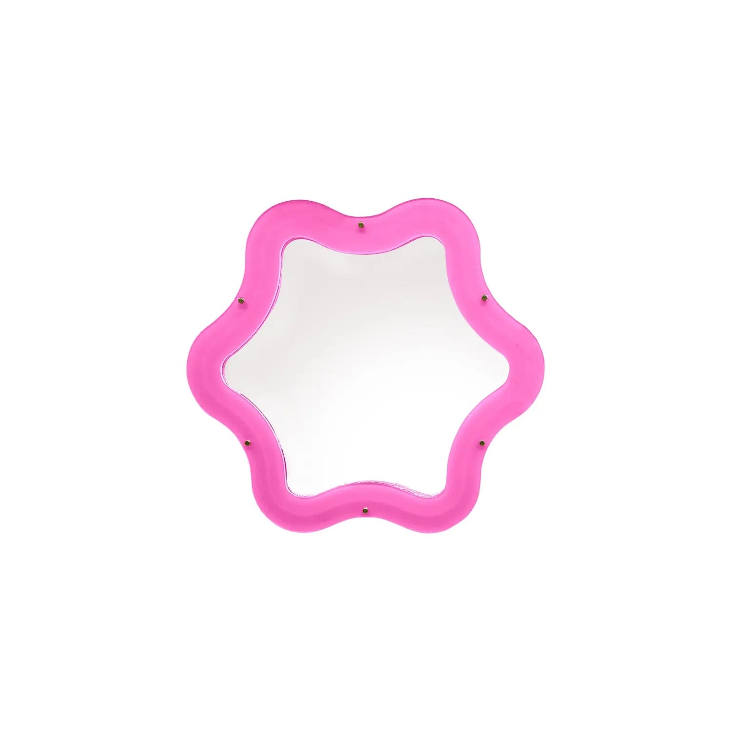 B-Ware Seletti Supercurve Tiny Flower Spiegel Rosa Wandspiegel Möbel 86x78cm Siehe Text - 8008215215044