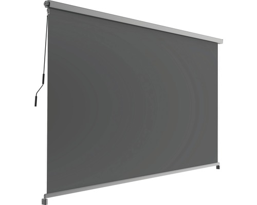 Senkrechtmarkise Vertikalmarkise Sonnenschutz Graphitschwarz 294 X 394 Cm B-Ware - 4306517554644
