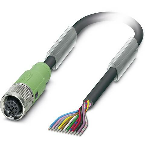 B-Ware Phoenix Contact 1430611 Sensor /Aktor Steckverbinder 12 Polig M12 Gerade 1.50m - 4046356456432