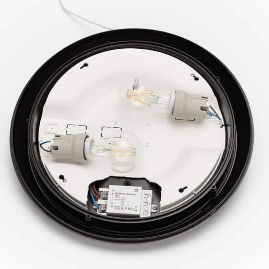 Sensor Wandleuchte Umberta 2x E27 In Schwarz Außen Wandleuchte Außenwandleuchte L B-Ware - 8031874005039