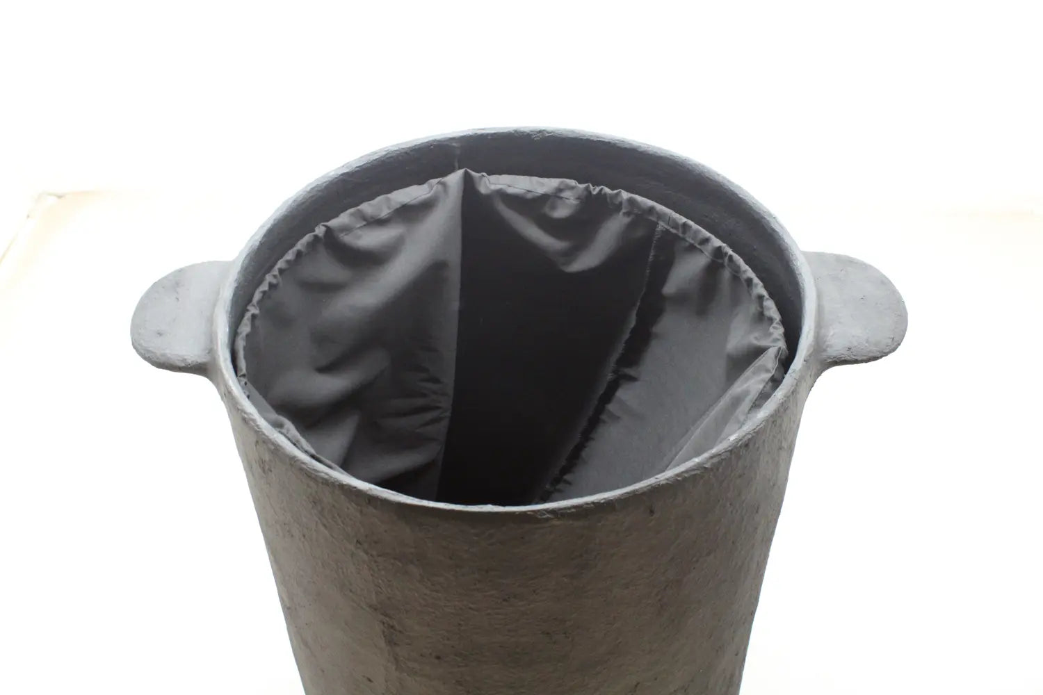 B-Ware Serax Wäschekorb Korb Wäschebehälter Leinensack Deckel Schwarz Siehe Text/Foto - 5400959006712