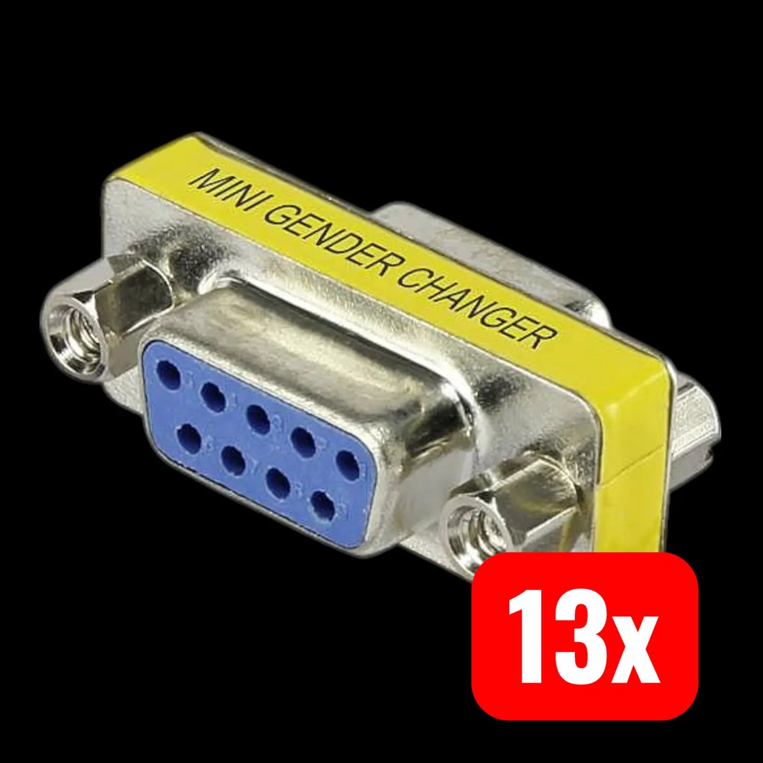 B-Ware Renkforce Seriell Adapter 1x D Sub Buchse 9pol.   1x D Sub Buchse 9pol. 13 Stück - 4016139056463