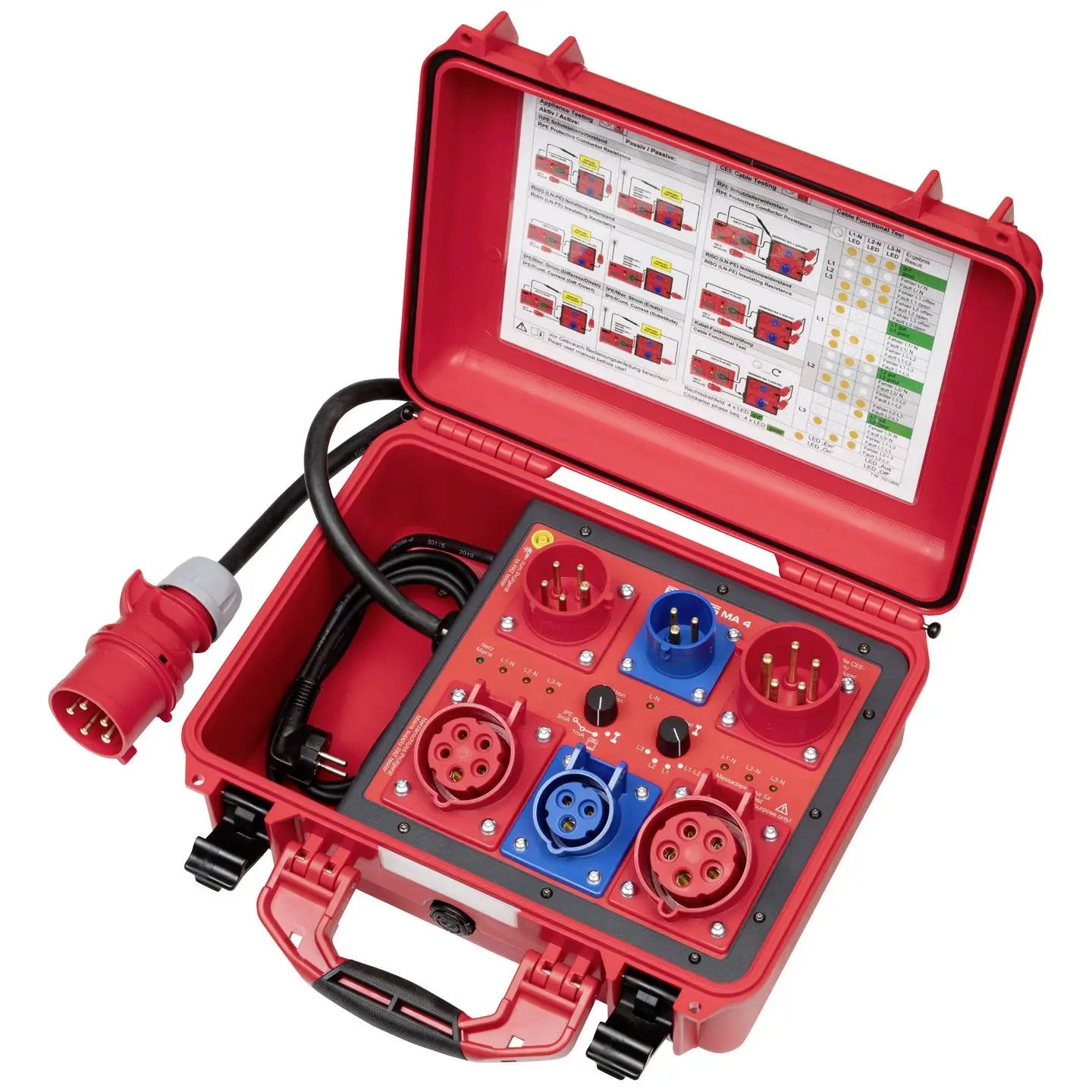 B-Ware Benning Gerätetester Set Prüfgerät St 760+ All In One Betriebsmittelprüfung