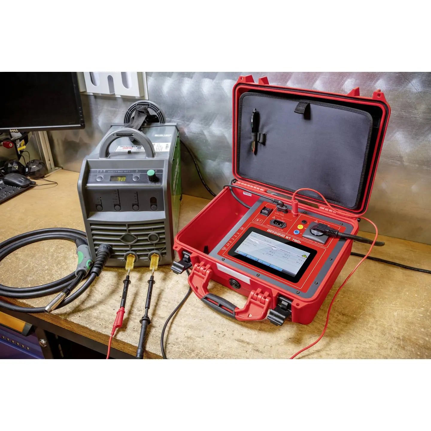 B-Ware Benning Gerätetester Set Prüfgerät St 760+ All In One Betriebsmittelprüfung