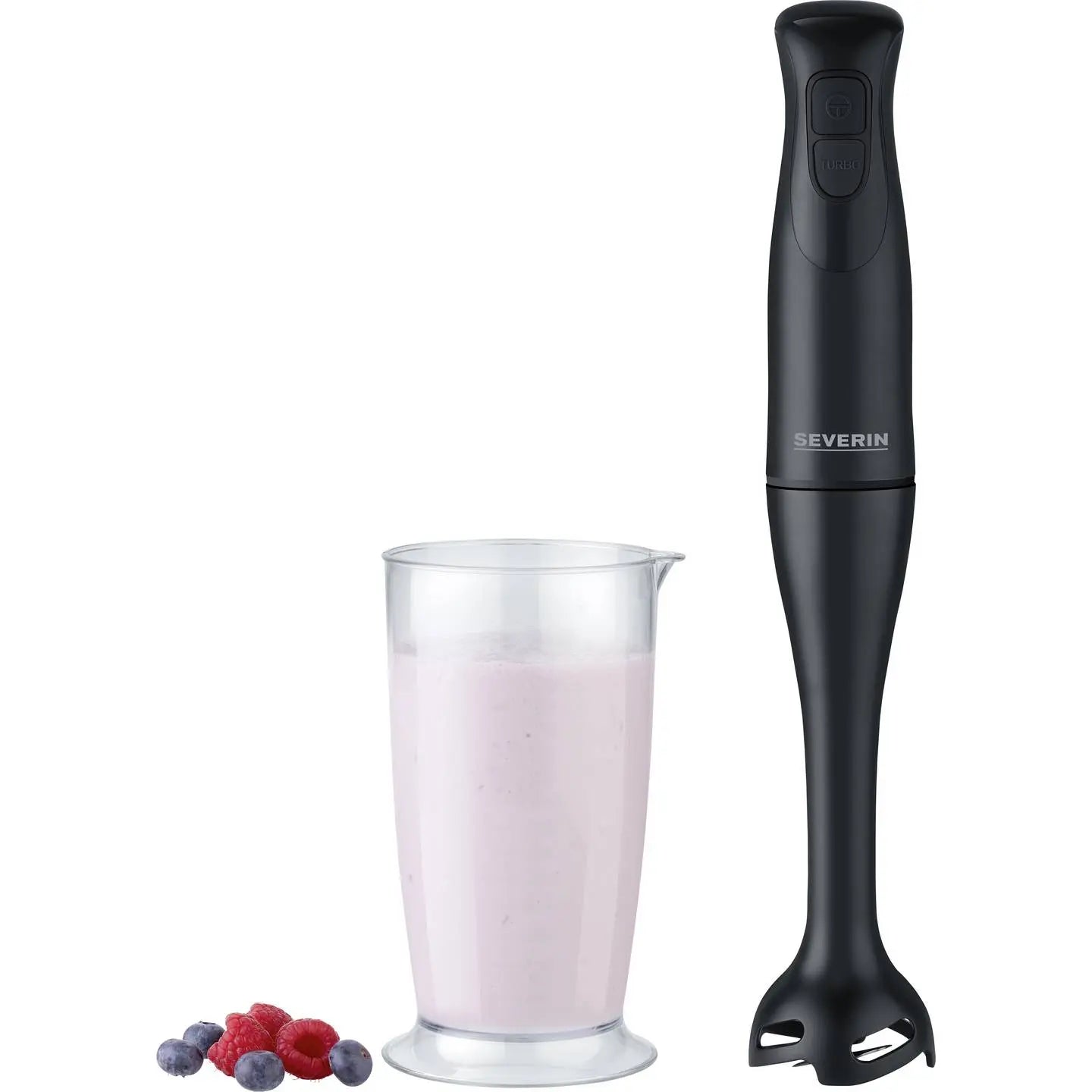 B-Ware Severin Stabmixer Pürierstab Set Mixer Schwarz Kunststoff Schneebesen  - 4008146048425