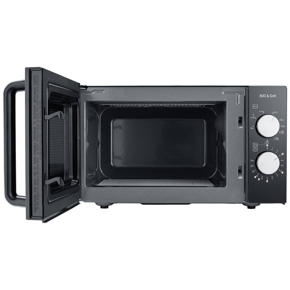 B-Ware Severin Mw 7762 Mikrowelle Schwarz Edelstahl 800 W Grillfunktion Aufwärmgerät - 4008146037603