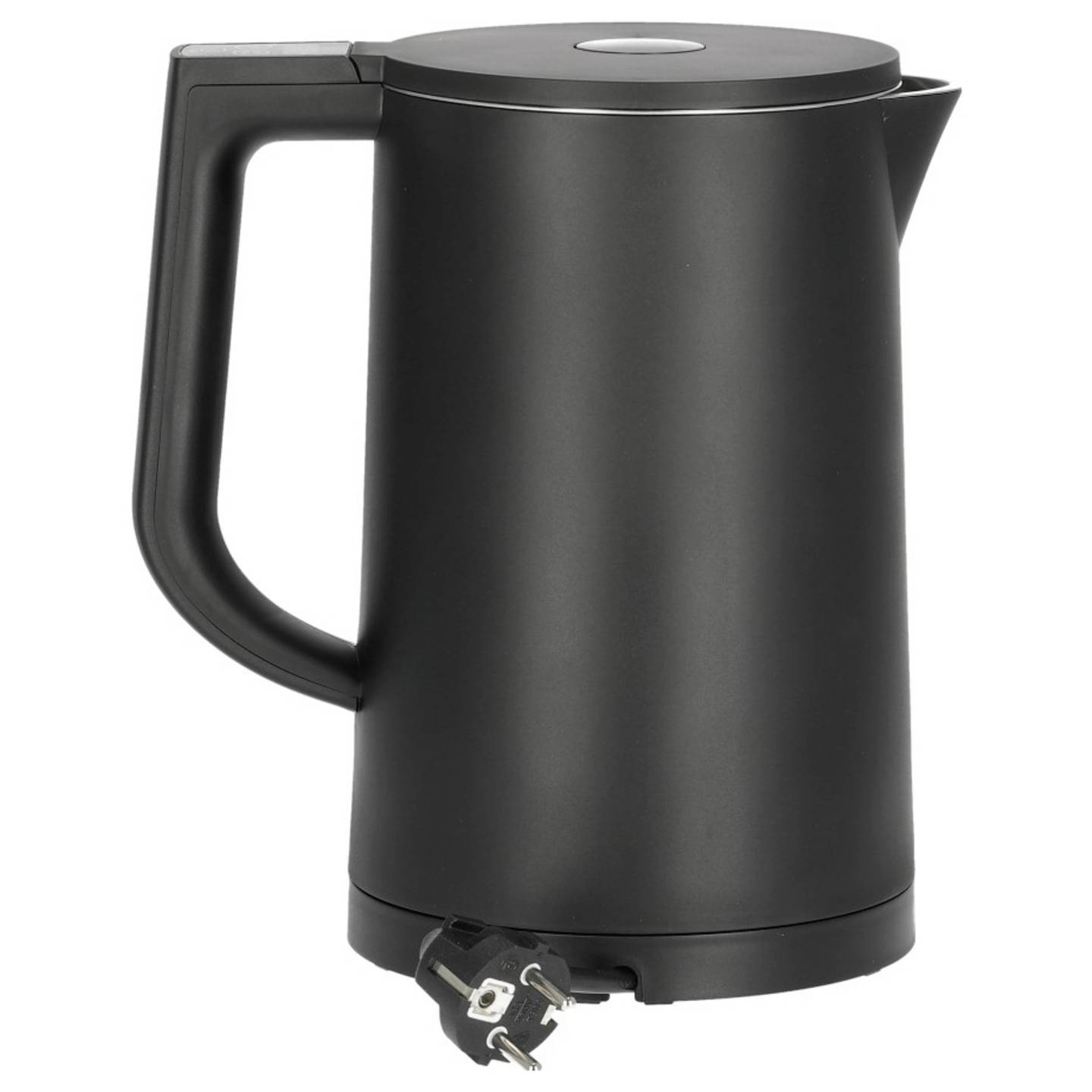 B-Ware Severin Cool Touch Wasserkocher Teekocher Schwarz 1.7 L Edelstahl Kontrollleuc620