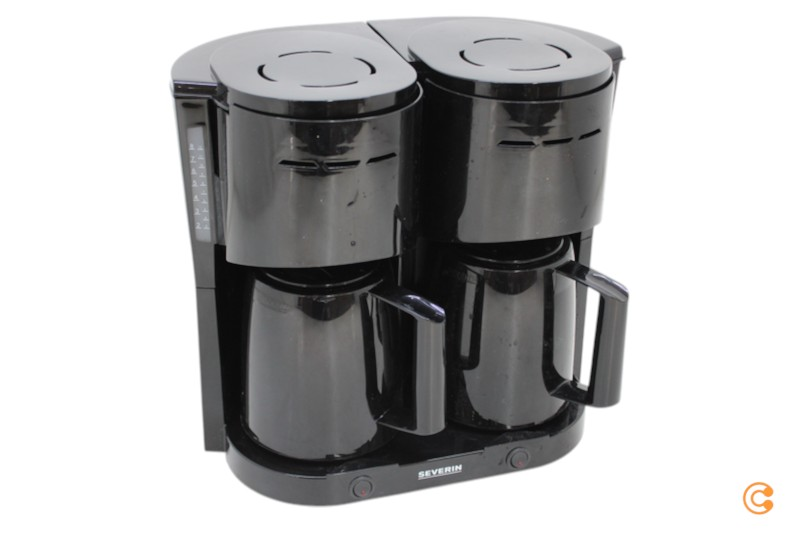 Severin Kaffeemaschine Duo Filterkaffeemaschine 2 Thermokannen Siehe Text/F838 C-Ware