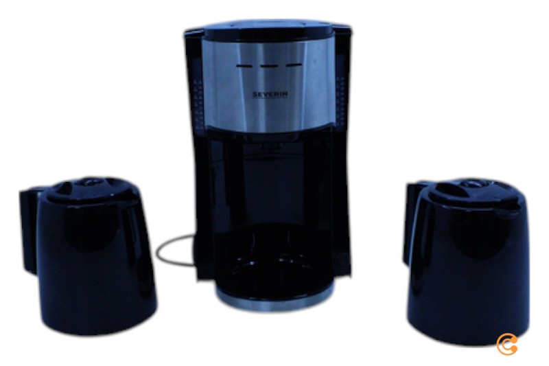 Severin Ka 9308 Kaffeemaschine Edelstahl Gebürstet Schwarz Siehe Text/Foto C-Ware - 4008146041488