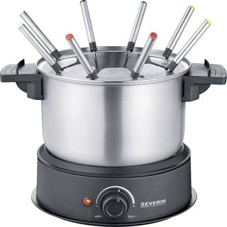 Severin 2470 Fondue 1500W Edelstahl Käsefondue Schokoladenfondue 1,4 Liter - 4008146036903